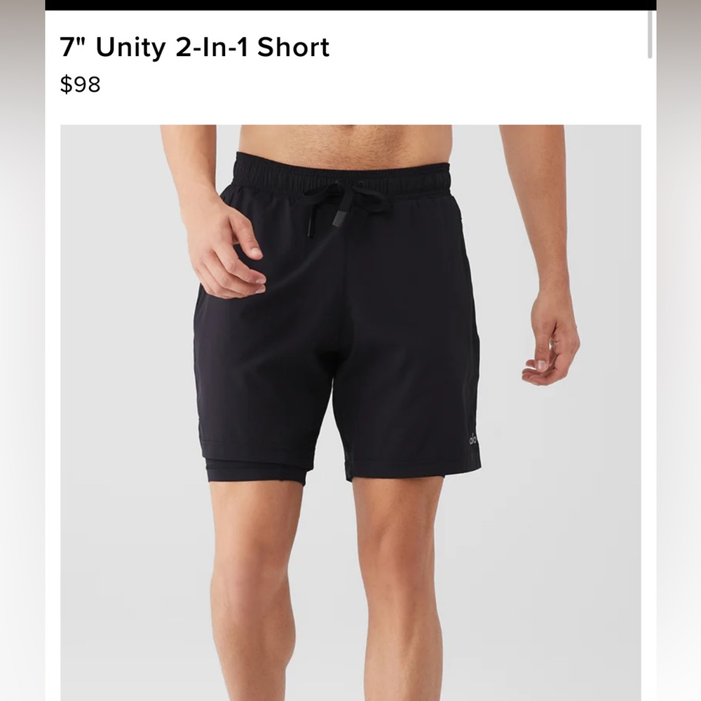 Alo Mens utility short large